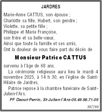 Avis de décès